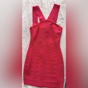 Marciano hot pink dress
